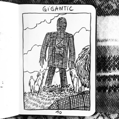 Inktober &amp; cinéma !10 // GIGANTIC // w. The Wicker Man (Robin Hardy, 1973) 