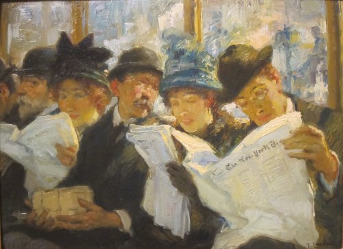 Morning News - Francis Luis MoraHispanic American 1874-1940San Diego Museum of Artf