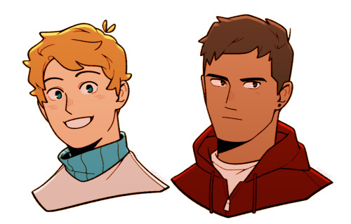 @julshii‘s ocs, Tobias and Victor.