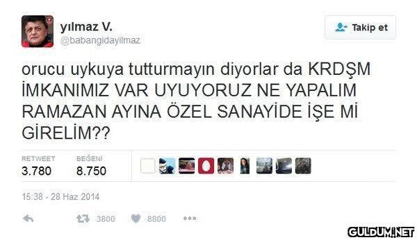 yılmaz V. @babangidayilmaz...