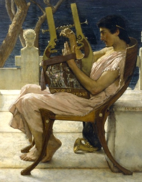 srednod: Sappho Lourens Alma Tadema 1881