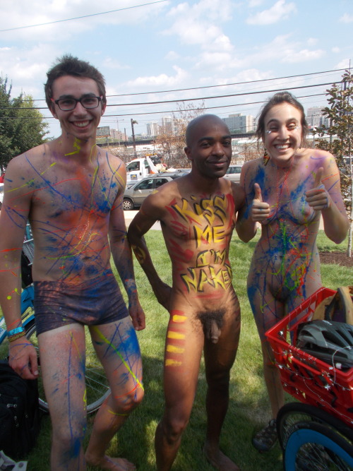 Philly Naked Bike Ride bodypaint photos are pouring in! Thousands of naked bike riders came out and 