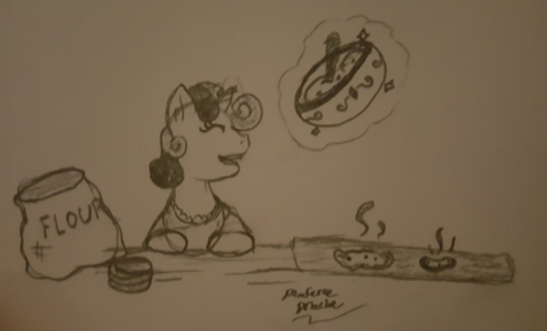 atryl: 30minchallenge: Looks like Sweetie’s trying out some recipes from The Cookbook of Eldritch Horror.  She’s also learned the one universal truth of cooking, hotsauce everything!  Her last attempt looks pretty appetizing tho!Thanks for the draws,