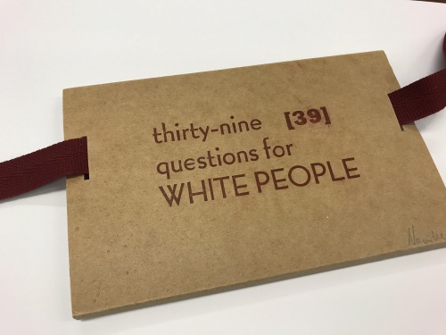 harvardfineartslib: What is whiteness? Naima Lowe uses simple text to pose complex questions about r