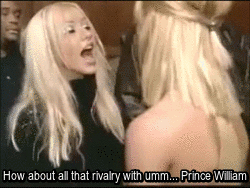 jamiebritneyfan:Christina was talking about their supposed rivalry over Prince William lol.NSFW? REA