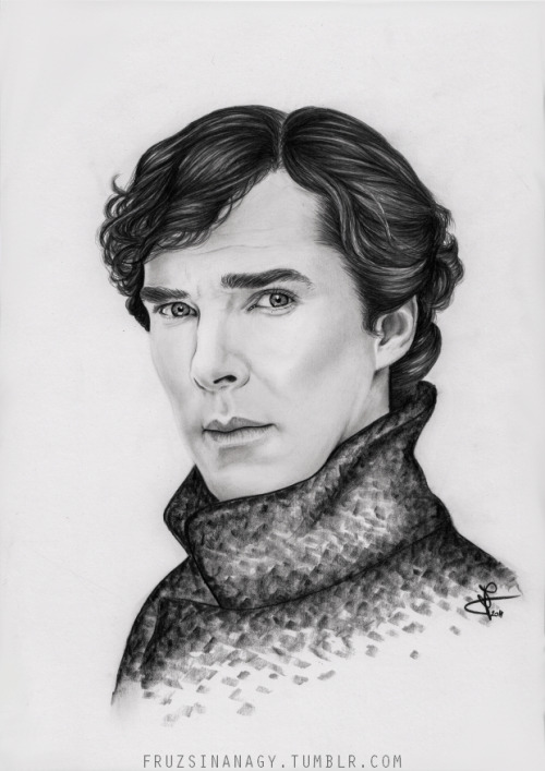 fruzsinanagy: Sherlock | graphite | 15 hours | prints available here