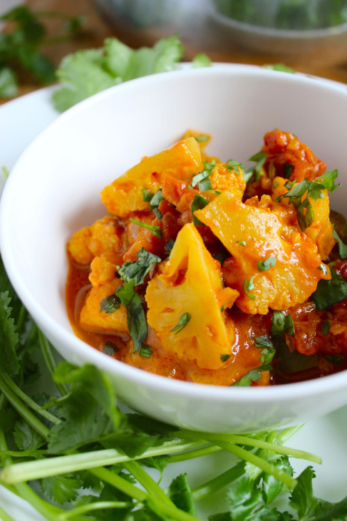 vegan-approved: Easy Vegan Cauliflower Curry / Recipe