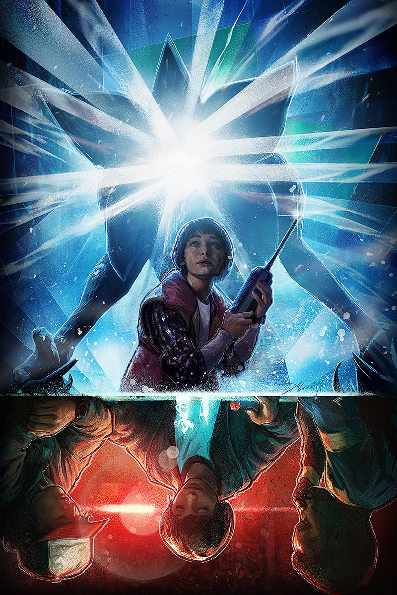 pixalry:  Stranger Things Comic Covers - Created by Aleksi Briclot