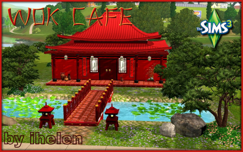 Wok cafe by ihelenLot 20*30No CCDownload at ihelensims site