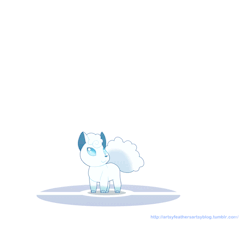 artsyfeathersartsyblog:  What? ALOLAN VULPIX is evolving! *sparkle sparkle*   YES another one of these fantastic animations &lt;3 &lt;3 So much love