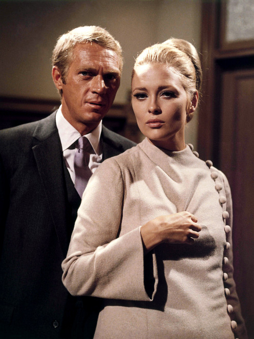 Steve McQueen, Faye Dunaway / production still from Norman Jewison’s The Thomas Crown Affair (1968)