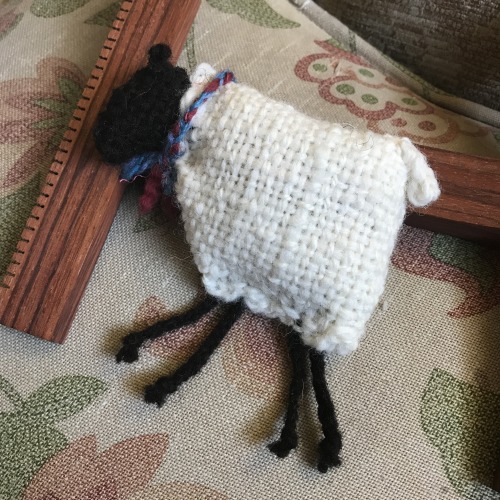 Sheep!  All handspun &amp; handwoven.