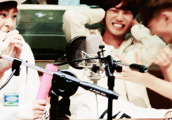 kynsoo-deactivated20130918:  kai trying to do aegyo but he ended up bursting out