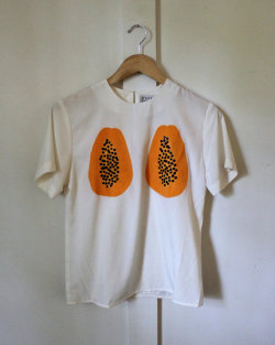 littlealienproducts:  papaya shirt // 