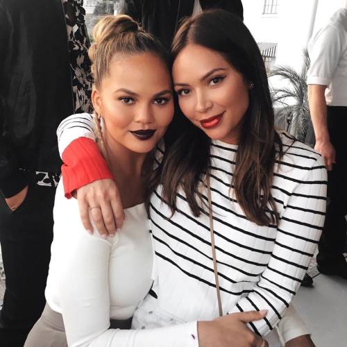 Celebrating the launch of @patmcgrathreal&rsquo;s #LUST004 with @chrissyteigen (at Chateau Marmont)