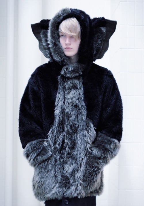 Gremlins faux fur coat by the Harajuku fashion brand Milkboy.