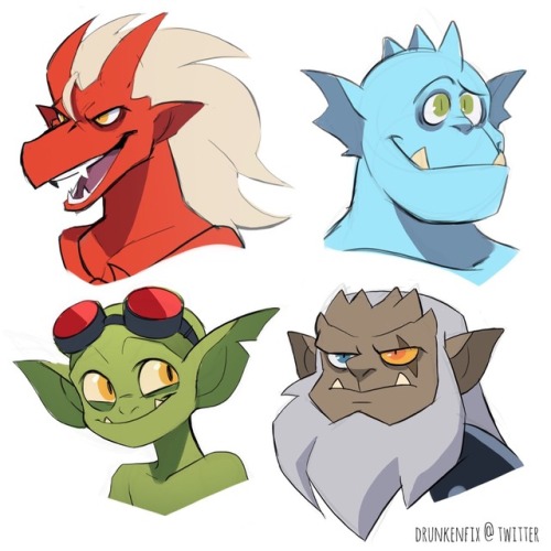 el-drunkenfist - Hi Disney, pls hire me to make a Gargoyles...