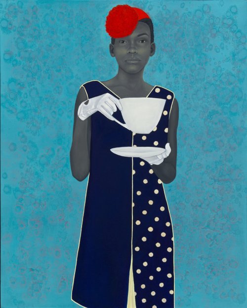 Artist Amy Sherald (Baltimore, MD) won the The 2016 Outwin Boochever Portrait Competition with her p