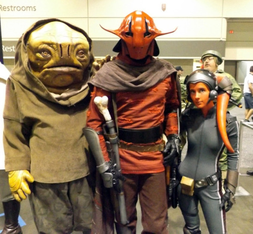 Our Space Pirate group for Star Wars Celebration VIII featuring Captain Ithano, First Mate Quiggold 