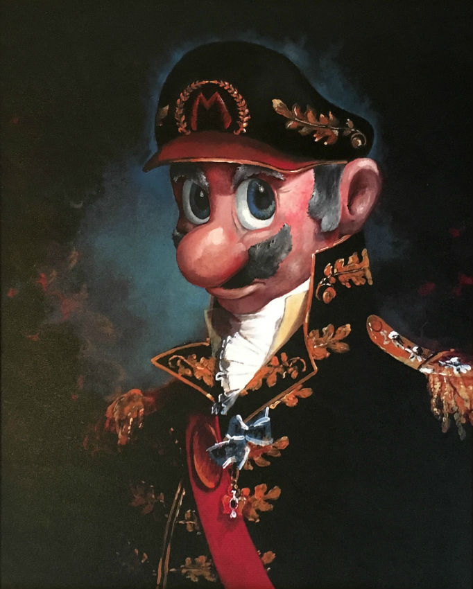 culturenlifestyle:  Artist Repurposes and Enhances Thrift Art Oil Paintings Into
