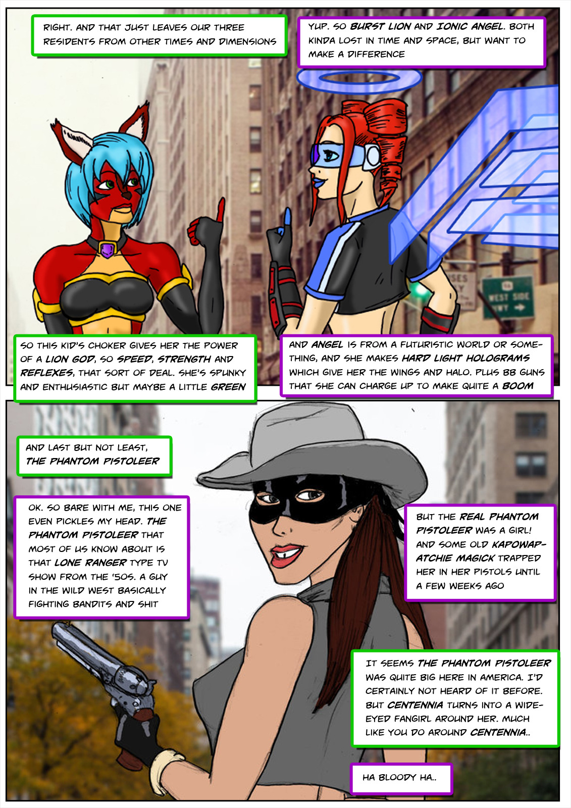 Kate Five and New Section P Page 20 by cyberkitten01   Burst Lion and Ionic Angel