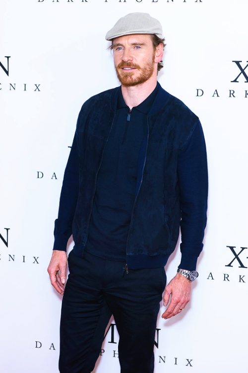 zacharylevis: MICHAEL FASSBENDER‘X-Men: Dark Phoenix’ Exclusive Fan Event, London (May 22, 2019)