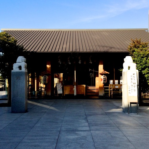 一点透視＠神楽坂 赤城神社One point perspective @Kagurazaka Akagi shrine Japan