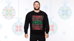 wrestlebearowens:  With the holidays approaching, I thought I’d bring back Kevin lookin’ cute in his “ugly” Christmas sweater ☺️