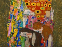 malinconie:  Gustav Klimt, Hope II, 1907-1908 details 