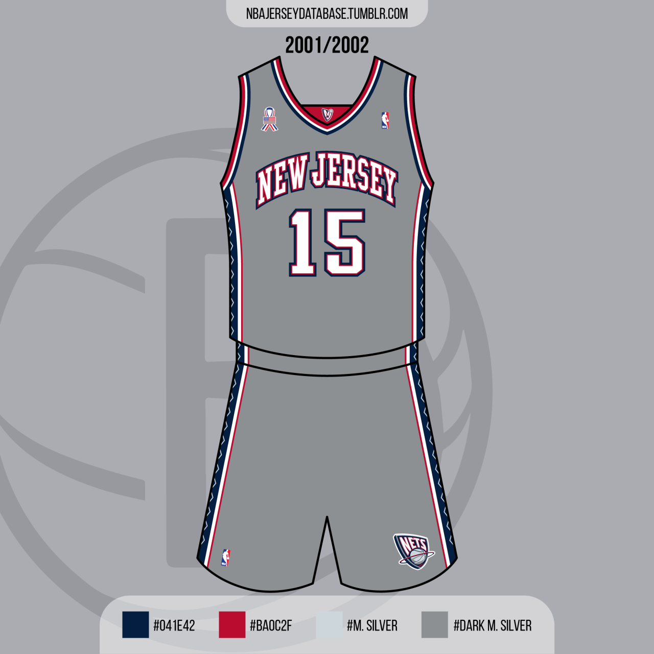 1998/99 New Jersey Nets add alternate “grey : r/NBA2k