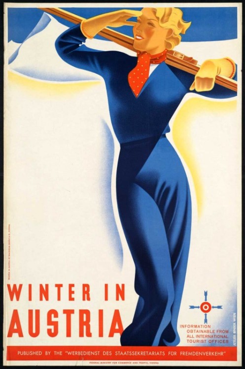 vintagesphere: Beautiful travel posters from the 20th century