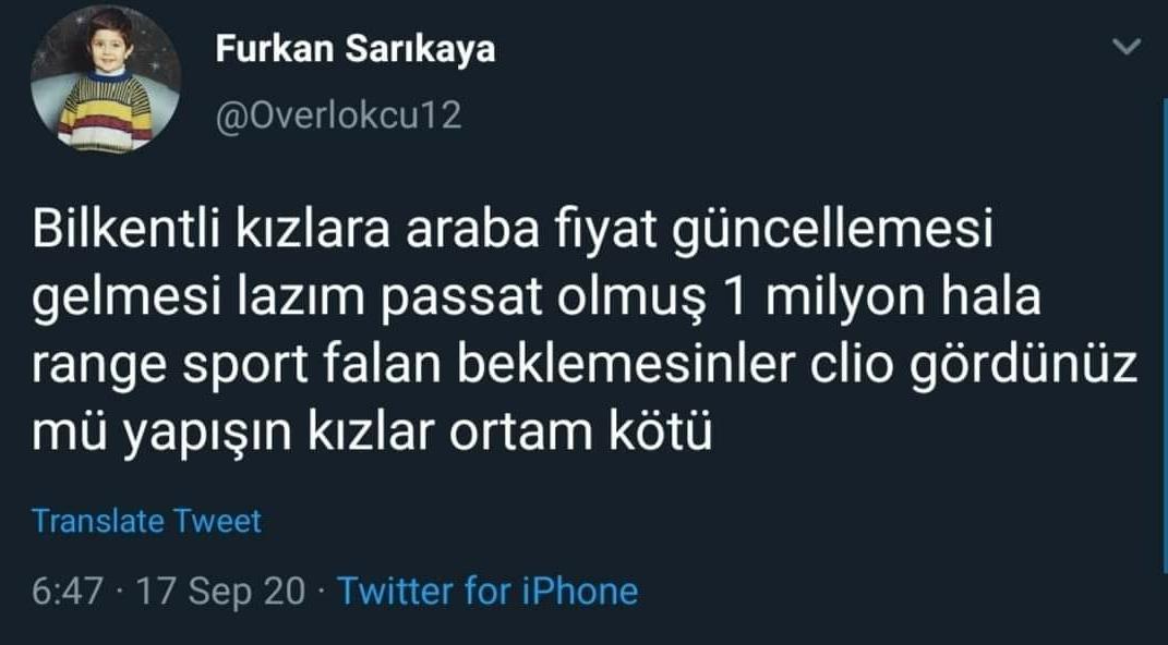 Furkan Sarıkaya @Overlokcu12 Kaynak