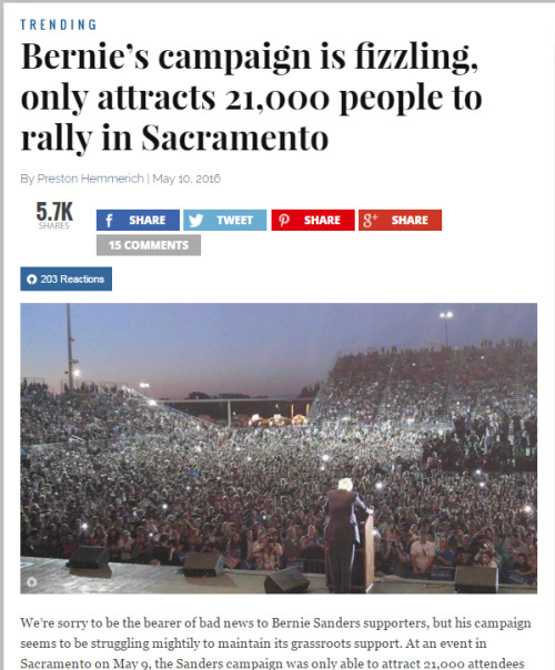 4mysquad:That’s 20950 more people than Hillary Clinton rallies!0 media coverage. I was there, like 1