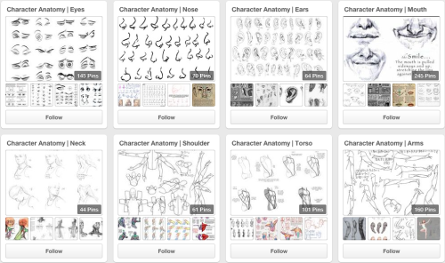 anatomicalart:  Let me link Yall’ to this holy grail.I present to you Character Design Referenceon [Pintrest] || [Tumblr] || [Twitter] || [Facebook] || [YouTube] I couldn’t even include all of the reference boards this blog contains on this photoset.