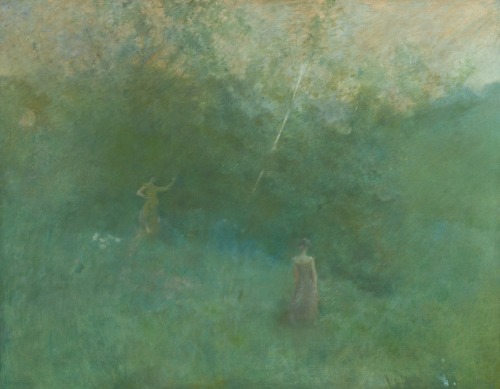 Thomas Dewing (1851–1938, United States)Oil paintings 3Thomas Dewing was an American painter working