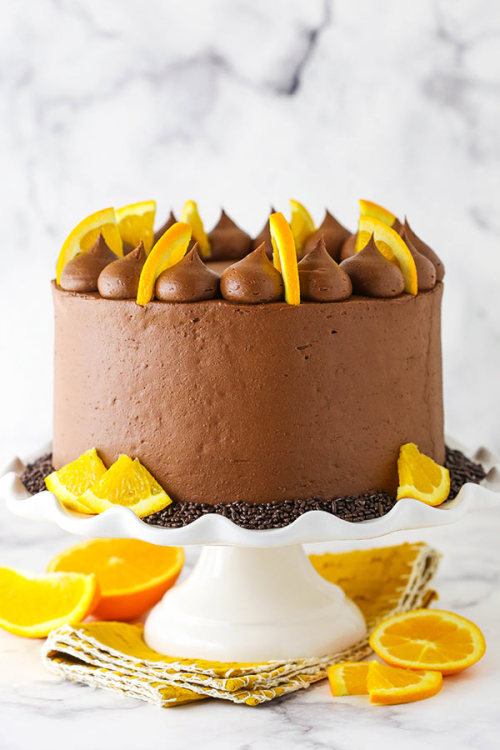 daily-deliciousness:Orange chocolate cake