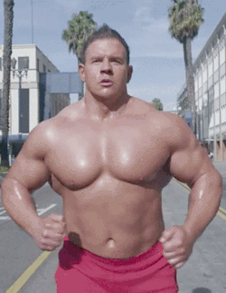 cornfedmusclecub:  smileycub:  mutantinflux:  innerbear:  meatballcub:  Yes! I can’t believe this got turned I to a gif  running of the beef  Holy fuck  YES PLEASE  Gymspiration! I’ll do this one day. Remind me lol 