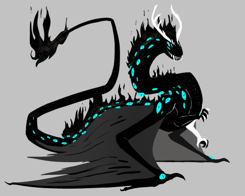 compelledduel:magpie-sphinx:art dragon!!!! 1k gems and they can be Yours!!!! please fund my dragon a