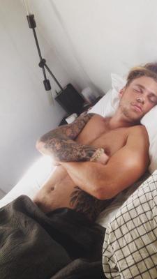 uncut2cut:  American champion skier Gus Kenworthy. If you zoom in you can see he has his dick flipped up and is exposing the wrinkled tip of his foreskin.  He should be circumcised to represent America!