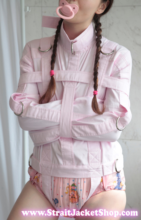 Baby Pink Straitjackets for misbehaving Little Ones! Will prevent your Little One from tempering wit