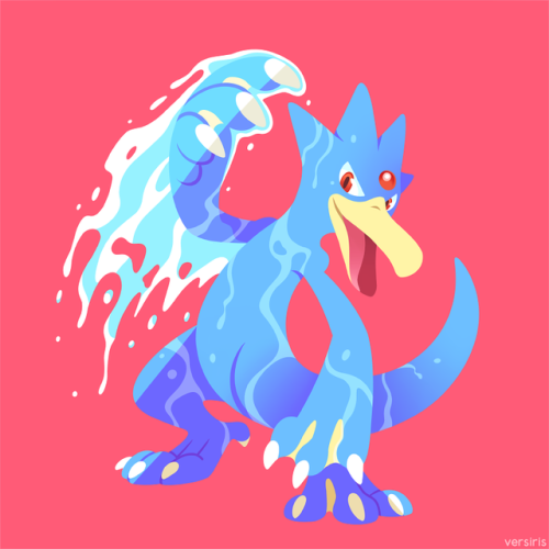 versiris:My friend traded me a Golduck in high school and I got attached to it. Now I’m a bit of a f