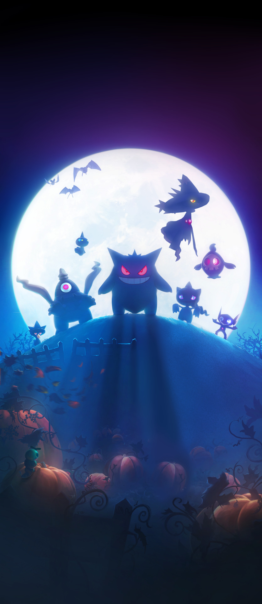 lost-soulsilver:       I edited some spooky, SCAARY Pokemon     wallpapers for Spooktober™.