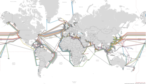 maptitude1:Submarine cables around the world 