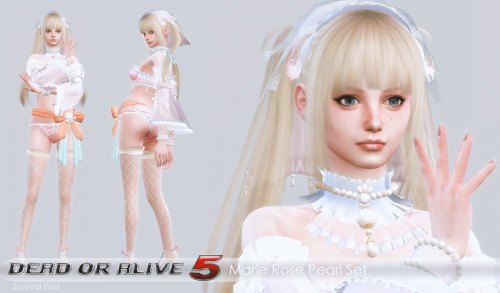 DOA 5 Marie Rose Pearl SetExtracted and converted from original game “DOA 5” by Shuubaru this set in