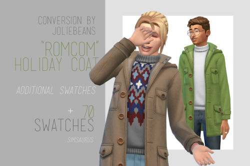 ”Romcom” CoatConversion by JoliebeanINFOSince I’ve made additional Swatches for the original kids ve