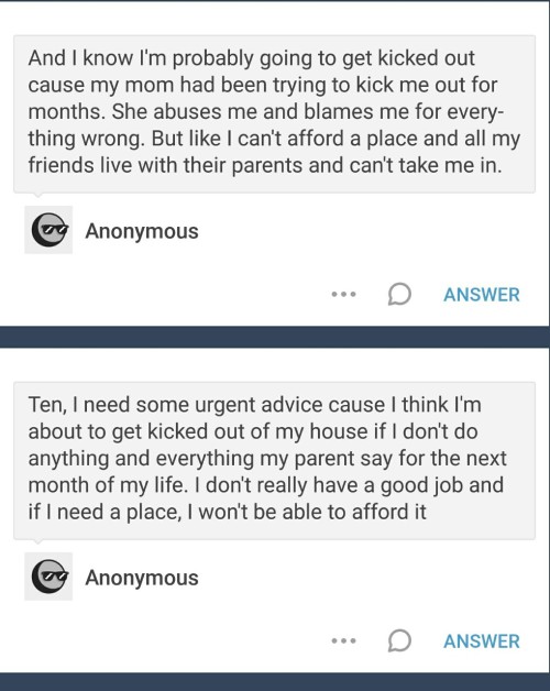 fullten:  fullten:  I was in a similar position for awhile too, you couch surf while you look for a job. I stayed at one friends house for a night, and then another’s friend house. I don’t know if you live in a city or anything but libraries, Internet