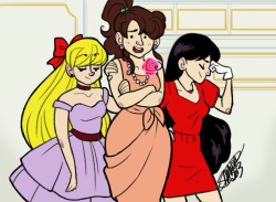 damnitfeelsgoodtobeafangirl:  So I did one of these Sailor Moon screencap redraw things Not in love with it but I wanted to toon some cute ladies Screencap from Sailor Moon Screencaps 