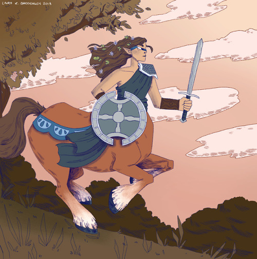 laurakbrodersen: Centaur warrior!