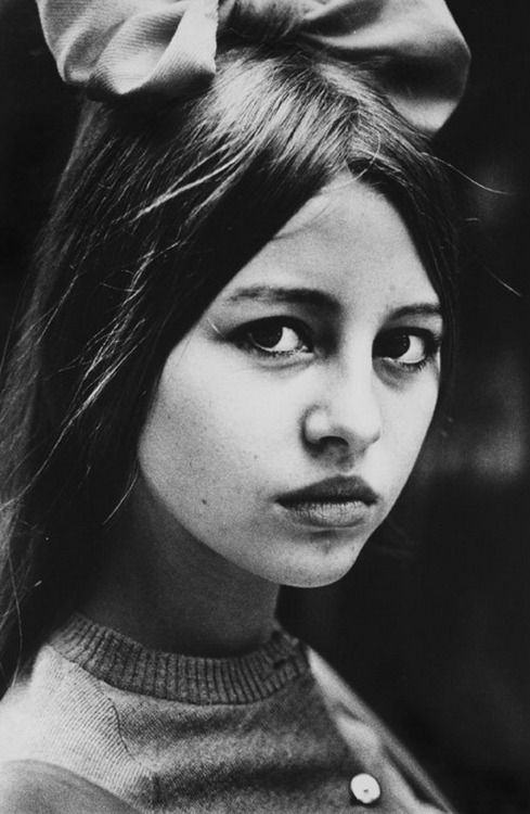 Ed Van Der Elsken, Portrait Young Girl with White Face, 1965