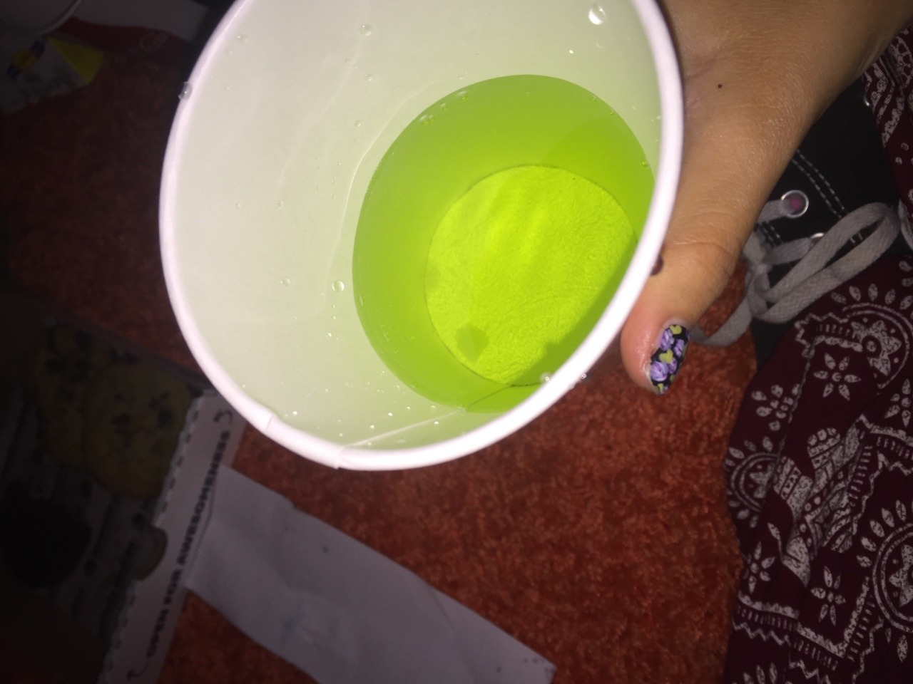 sadhippieslut:  So I tried cannabis absinthe last night…